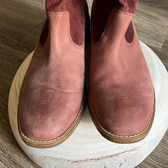 Sperry Maya Ronan Mid Calf Slouchy Leather Boot in Rust 7 - Picture 7 of 15